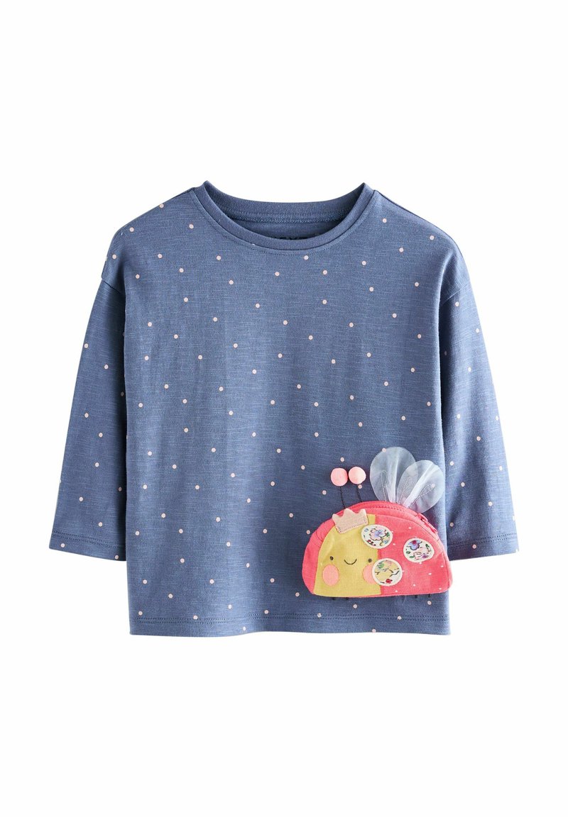 Next Maglietta a manica lunga - navy spot ladybird