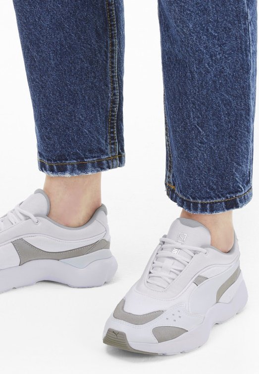 LIA TONAL - Sneaker low - white-gray violet