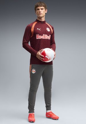 Puma, RB SALZBURG TRAINING 1/4 ZIP TOP - Club wear - ruby shimmer  white