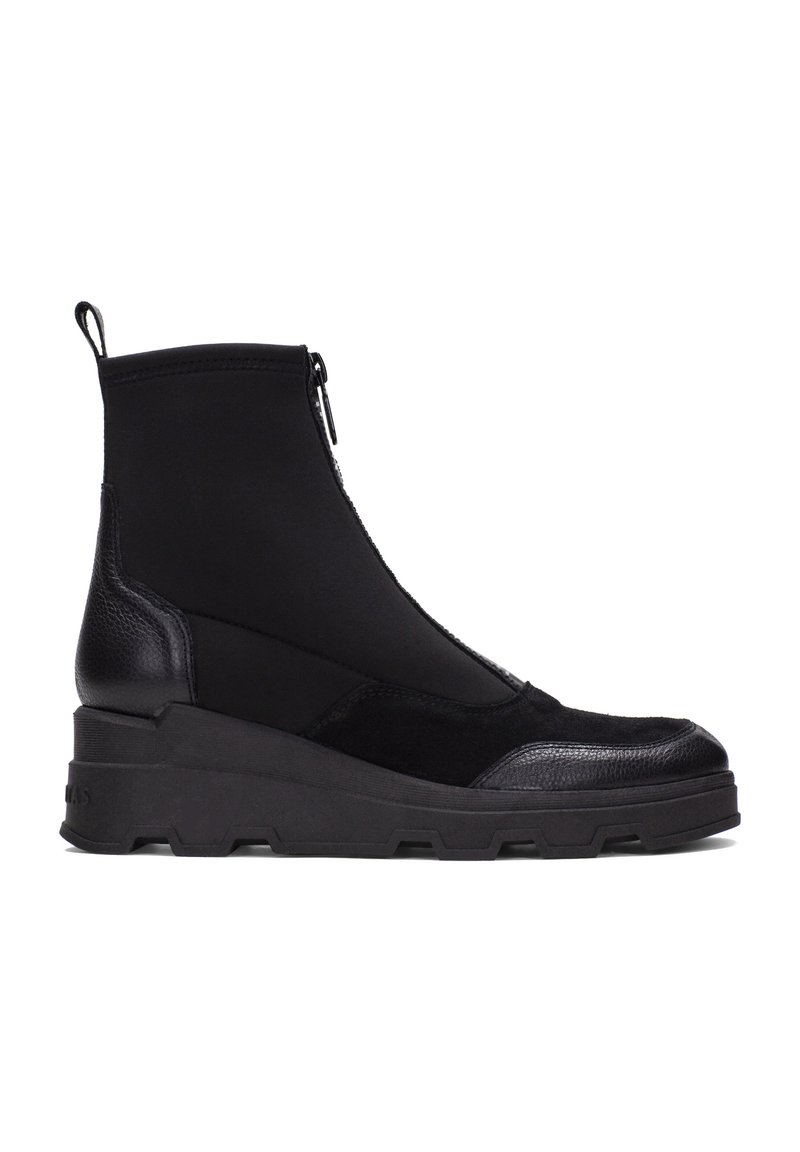 Hispanitas FLORENCIA - Botines de cuña - black