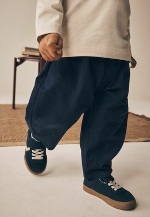 Next, REGULAR FIT - BARREL PULL ON TROUSERS  . - Trousers - navy