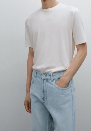 T-shirt - bas - stone