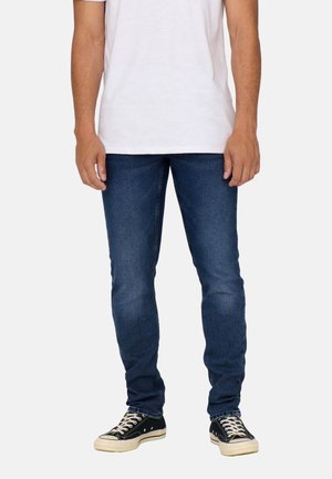 Only & Sons, LANGE - Vaqueros slim fit - blue-black denim