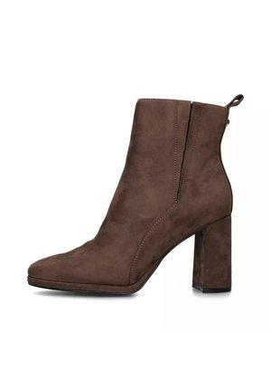 Stivaletti con tacco - brown
