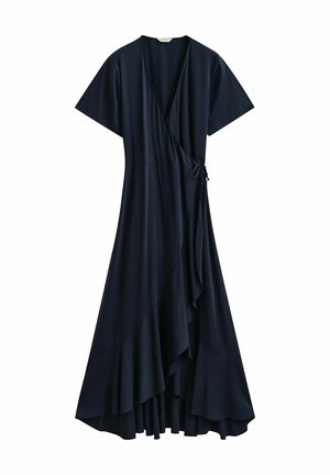 GANT, FRILLY WRAP - Maxikleid - evening blue