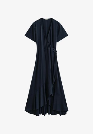 GANT, FRILLY WRAP - Maxikjoler - evening blue