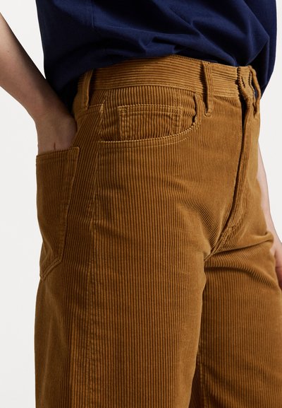 Polo Ralph Lauren COTTON CORDUROY WIDE-LEG PANT - Pantaloni - tan