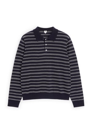 ARKET, Longsleeve - dark blue white