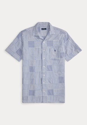 Polo Ralph Lauren Big & Tall PATCHWORK SEERSUCKER CAMP SHIRT - Chemise - patchwork blues