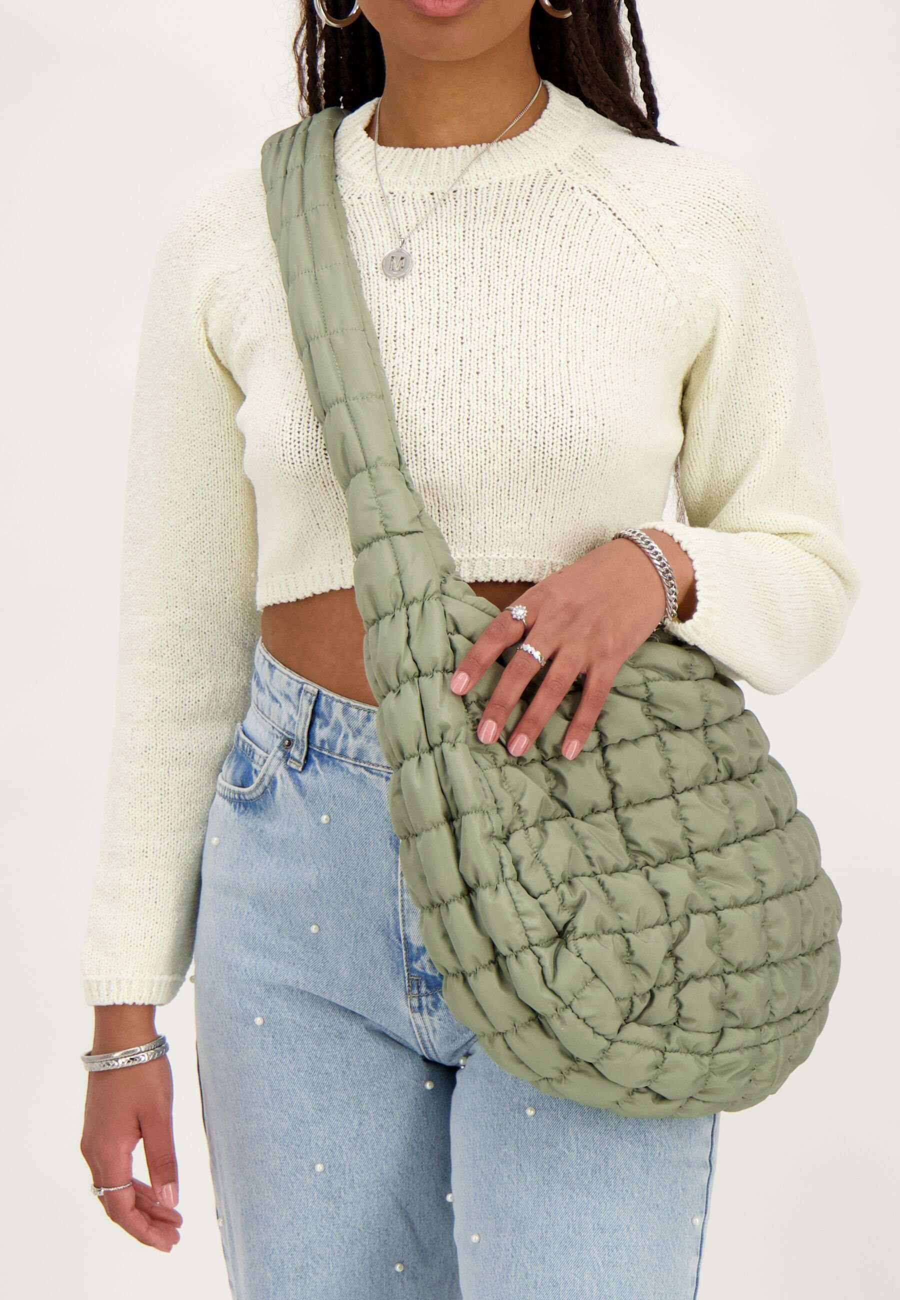 My Jewellery PUFFER - Handtasche - green/grün - Zalando.de