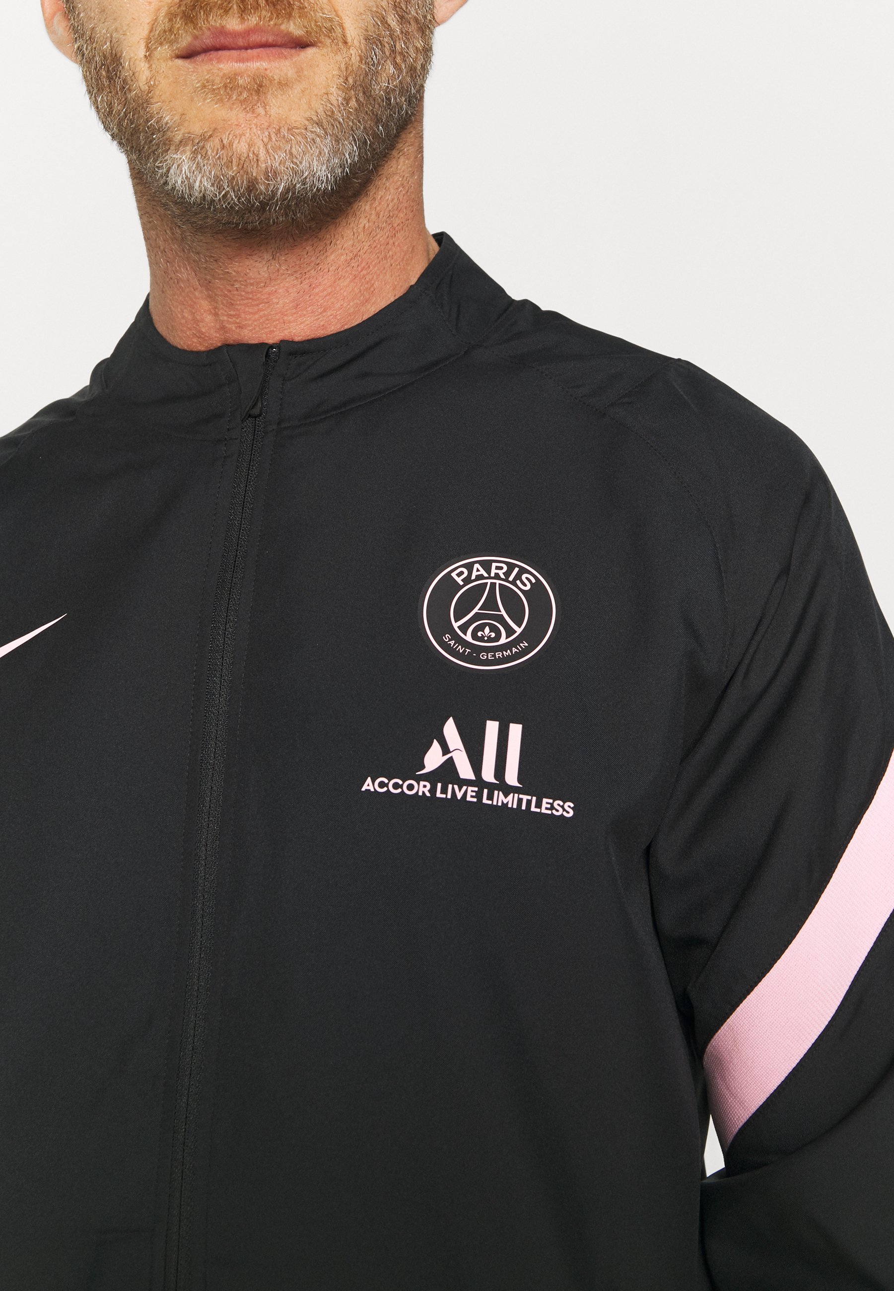 Nike Performance PARIS ST. GERMAIN AW - Chándal - black/arctic punch/negro  - Zalando.es