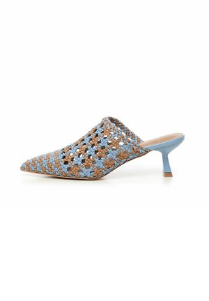 Muiltjes met hak - blu