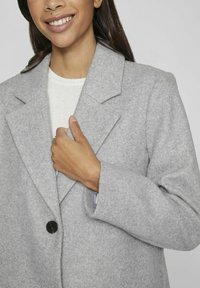 VILA Klassisk kappa / rock - light grey melange
