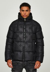 Glorious Gangsta - SANCHINI SHORT PUFFER JACKET - Zimska jakna - jet black Minijatura 1