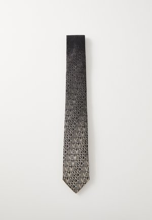 MOSCHINO UNISEX - Kaklaraištis - black/gold