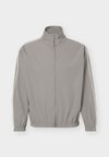 NMKIRBY ZIPPER JACKET UNISEX - Καλοκαιρινό μπουφάν - charcoal gray/white