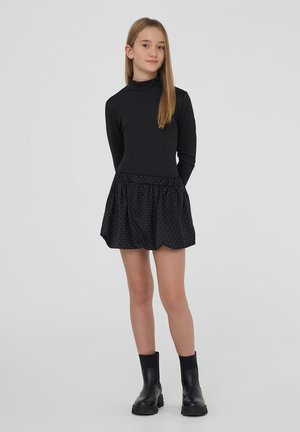 Terranova STUDDED BALLOON - Gonna a palloncino - nero