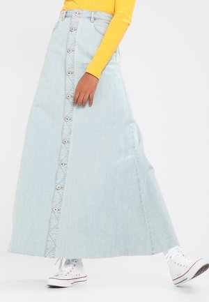A-lijn rok - light-blue denim