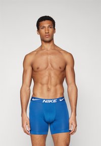 Nike Underwear - MICRO BOXER BRIEF 3 PACK - Panties - gym red/court blue/black Miniaturebillede 1