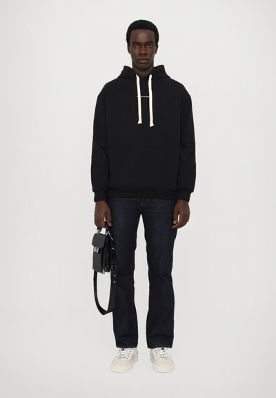 Vision of Super HOODIE WITH FLAMES - Hættetrøje - black