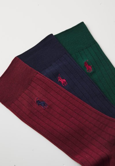 Polo Ralph Lauren CREW SOCK UNISEX 3 PACK - Meias - navy multi