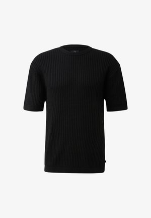 QS, T-SHIRT - T-Shirt basic - schwarz