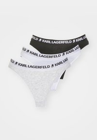 LOGO THONGS (PACK OF 3) - Tanga - black/white/grey