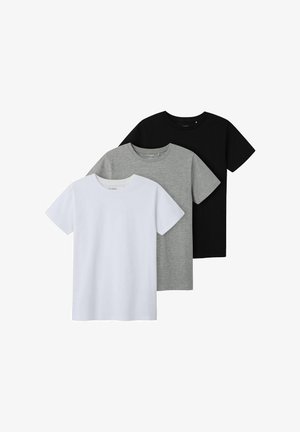 3 PACK T-SHIRT - Osnovna majica kratkih rukava - grey melange