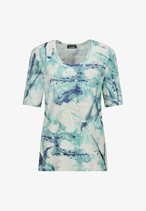 GOLDNER, T-shirt imprimé - turquoise patterned