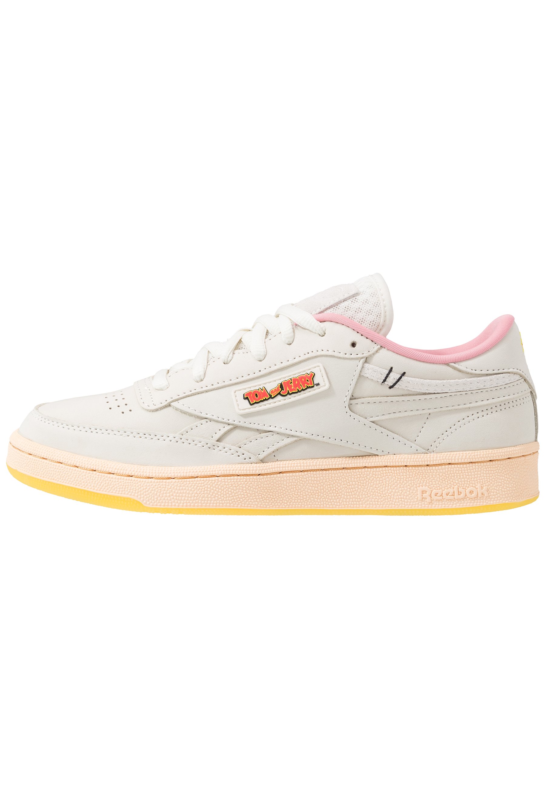 reebok club c pink and green