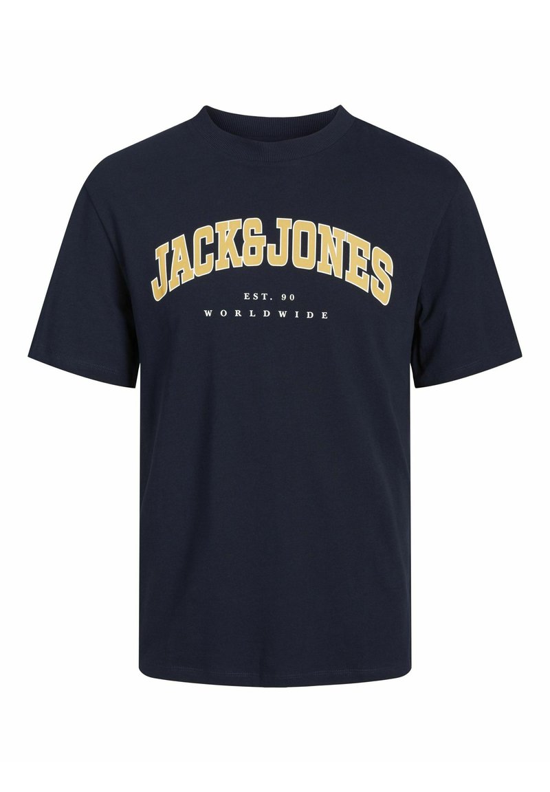 jack & jones T-shirt print donkerblauw