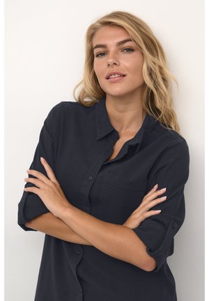 KANAYA - Button-down blouse - midnight marine