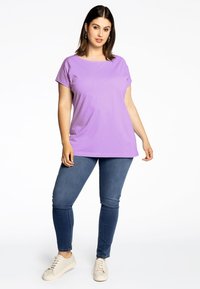 YOEK T-shirt basic - light purple