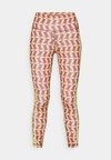 FARM RIO 7/8 - Leggings - semi spark/shadow red