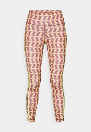 adidas Performance FARM RIO 7/8 - Leggings - semi spark/shadow red