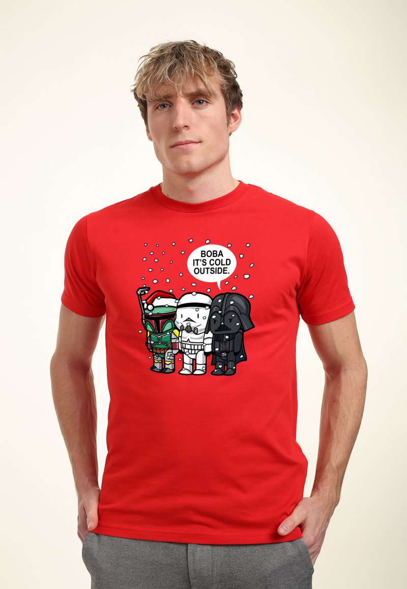 Star Wars STAR WARS CLASSIC BOBA IT'S COLD - T-shirt z nadrukiem
