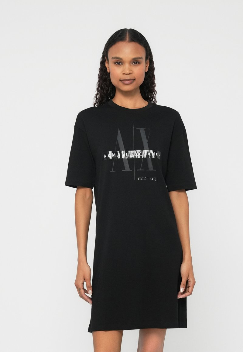 Armani Exchange Jerseyjurk zwart