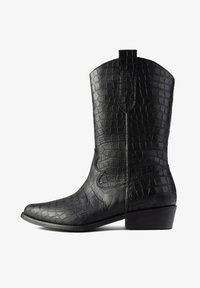 L37 ON THE ROCKS - Kaubojske/motorističke gležnjače - black/crno ...