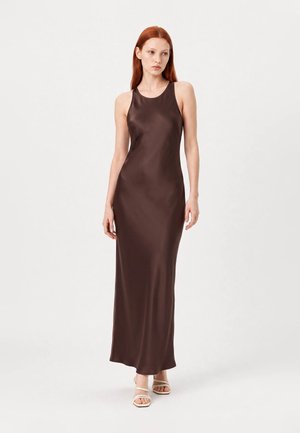 VILA, VIRAVENNA ANKLE DRESS - Cocktailkjole / festkjole - coffee bean