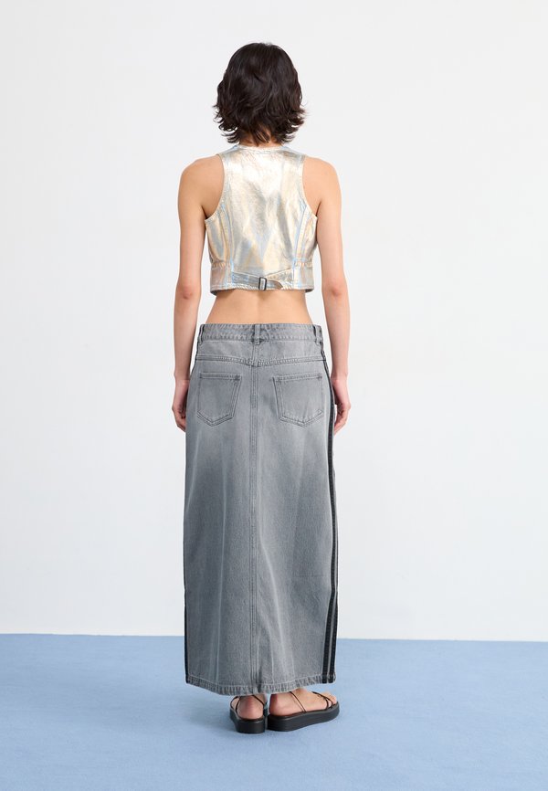 LONG SKIRT - Denim skirt2
