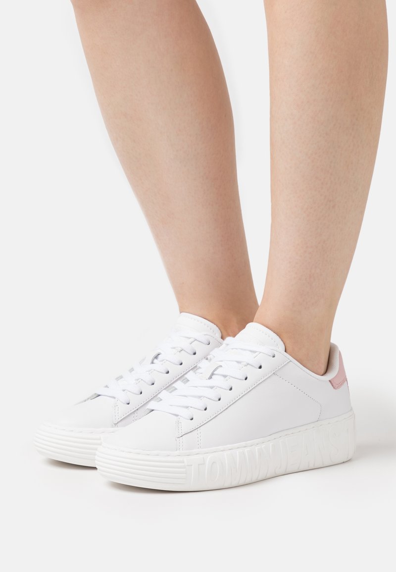 Tommy Jeans NEW CUPSOLE Baskets basses white/blanc ZALANDO.FR