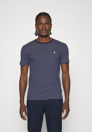 SHORT SLEEVE - Triko s potiskem - french navy/white