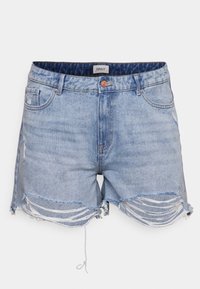 ONLY Curve Farkkushortsit - light-blue denim