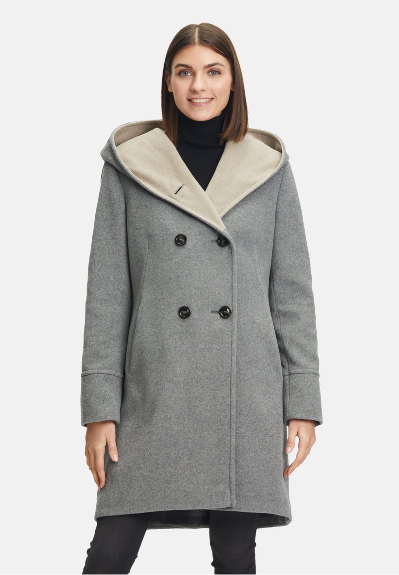 Gil Bret MIT KAPUZE - Classic coat - light grey melange/grey - Zalando
