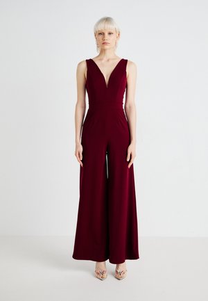 WAL G. WEDDING LIVA VNECK - Jumpsuit - bordeaux