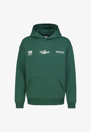 Sublevel, SUBLEVEL SWEAT HOODIE STATEMENT PRINT - Kapuzenpullover - green