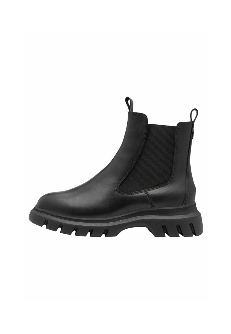 Marco Tozzi CHELSEA - Bottines à plateau - black