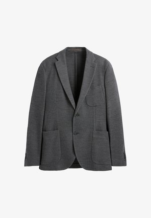 Slowear, SLIM FIT HOPSACK JERSEY JACKET - INCOTEX - Blazerjasje - dark grey