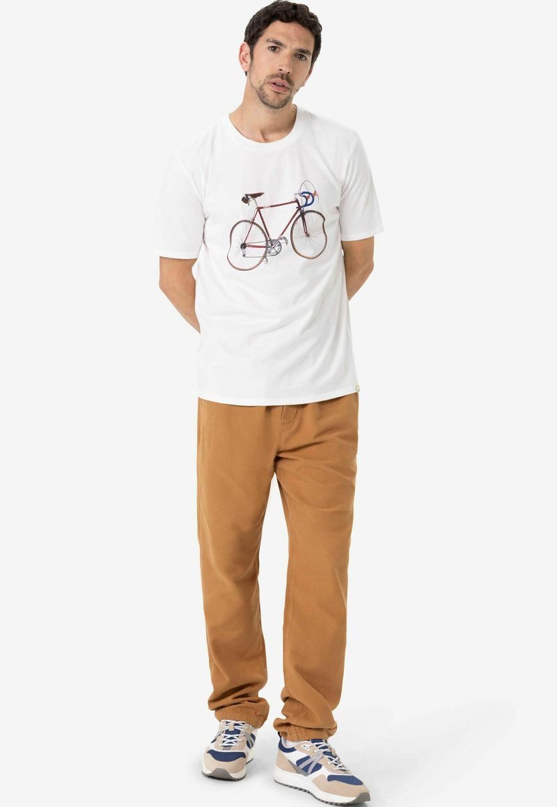 Sissy-Boy MIT FAHRRAD - T-Shirt print - weiß