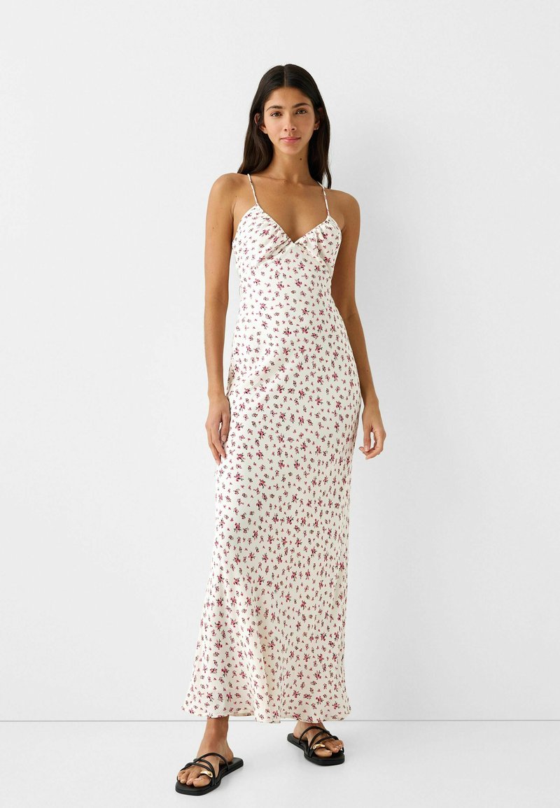 Bershka Maxi-jurk beige